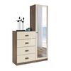 Cómoda Onessta Estilo Demolicion 4 Cajones 1 Puerta