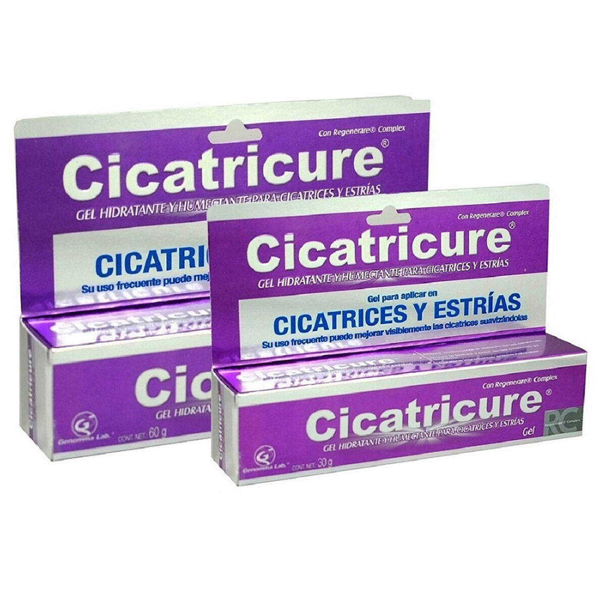 Pack Cicatricure Gel Cicatrices Y Estrías 60 + 30 Gramos