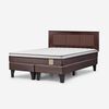 Cama Europea Rosen Base Dividida King New Style 4 Plus + Respaldo Rachel