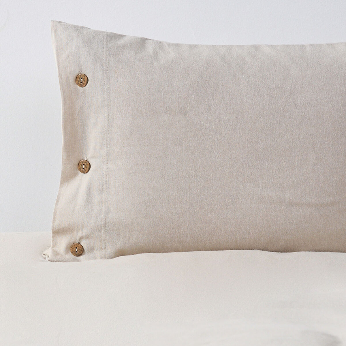 Funda de Plumón Cannon Home Oxford 1,5 Plazas Beige