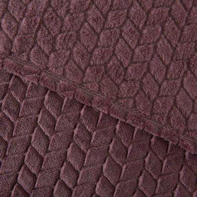 Imagen 2 del producto Frazada Mashini Jqd Flannel Nevada 2 Plazas Morado