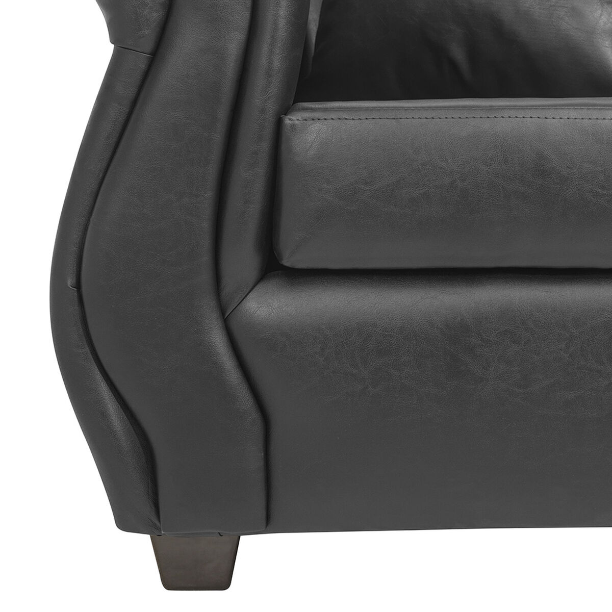 Juego de Living Innovamuebles Azucena Sofá 3 Cuerpos + Sofá 2 Cuerpos Negro 