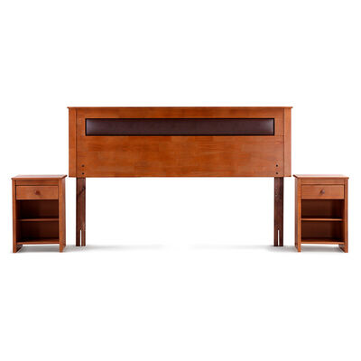 Imagen 1 del producto Respaldo 2 Plazas + 2 Veladores Rosen Ferrara