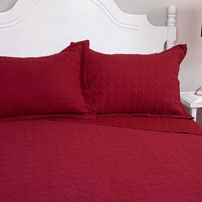 Imagen 2 del producto Quilt Doral 2 Plazas Burdeo Velvety