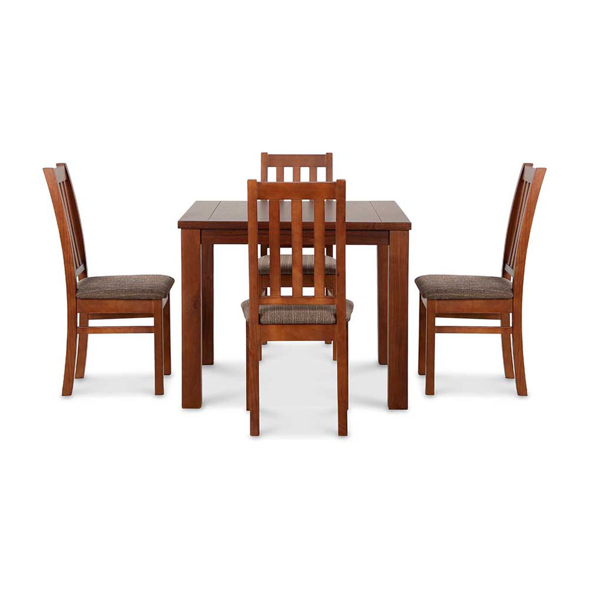 Juego de Comedor CIC Ñuble Caramelo 4 Sillas