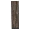 Biblioteca TuHome Home Office 2 Puertas Negro Soft Coñac