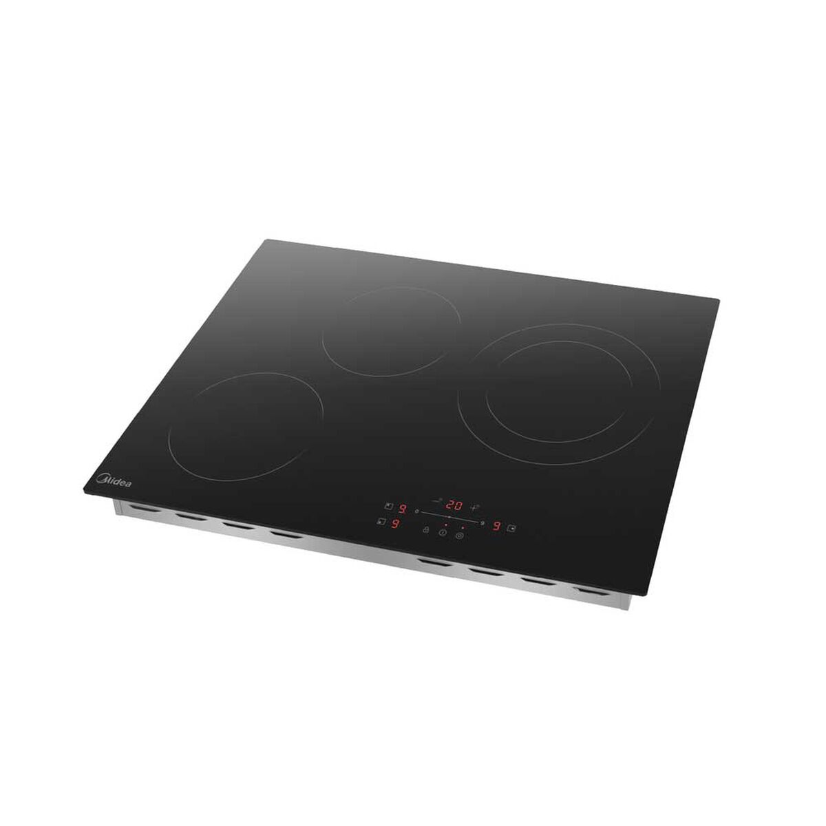 Encimera El&eacute;ctrica Midea MC-6T46D1R297 3 Quemadores Negra