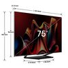 Mini LED 75'' Hisense 75U7N Smart TV 4K