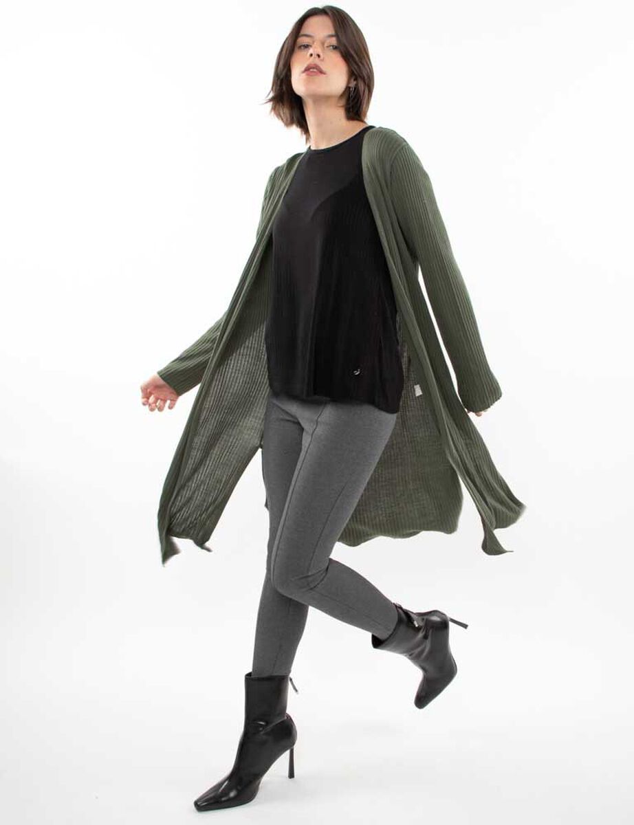 C&aacute;rdigan Largo Mujer Zibel