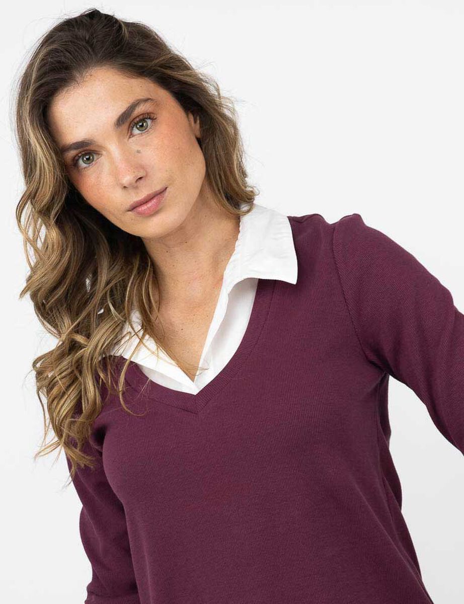 Polera Manga Larga Mujer Zibel