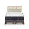 Cama Europea CIC Base Dividida 2 Plazas Grand Premium + Respaldo Torino Alpino