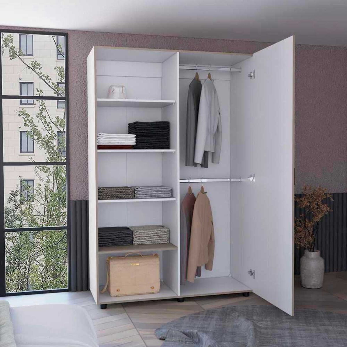 Cl&oacute;set TuHome ECO 1220 1 Puerta Bardolino Blanco