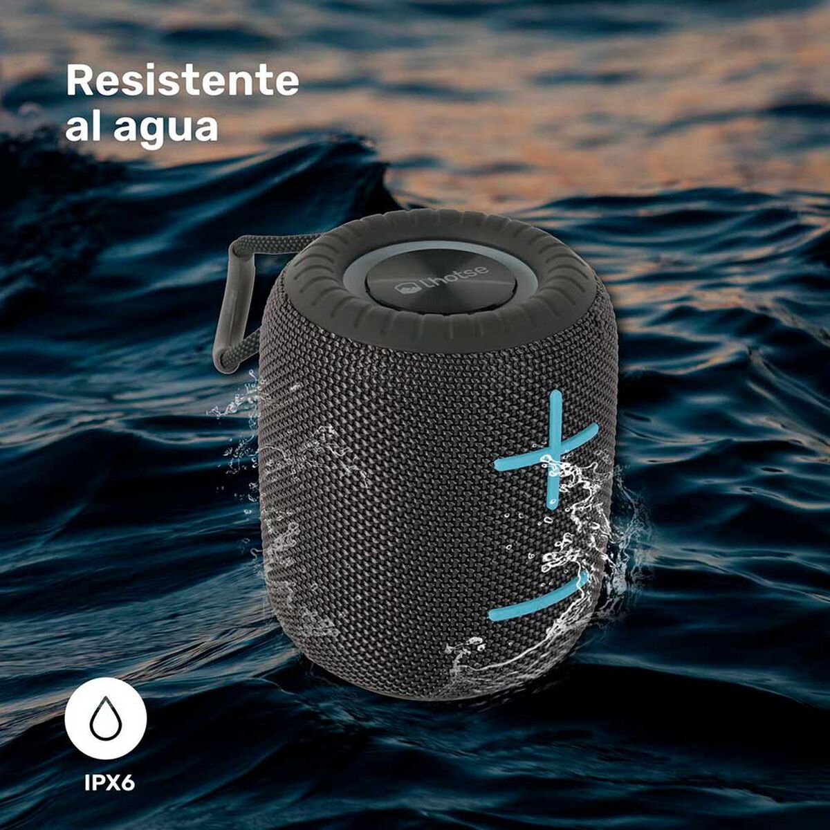 Parlante Bluetooth Lhotse Trip Go Gris