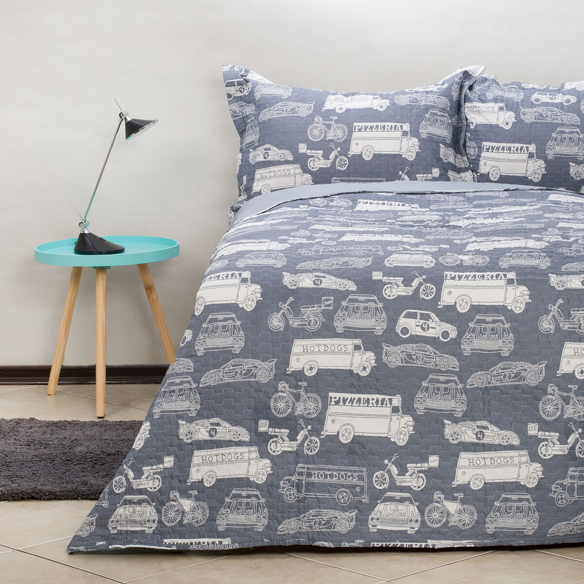 Cubrecama Estampado Cars 2 Plazas