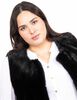 Chaqueta Peluda Sin Mangas Mujer Extralindas