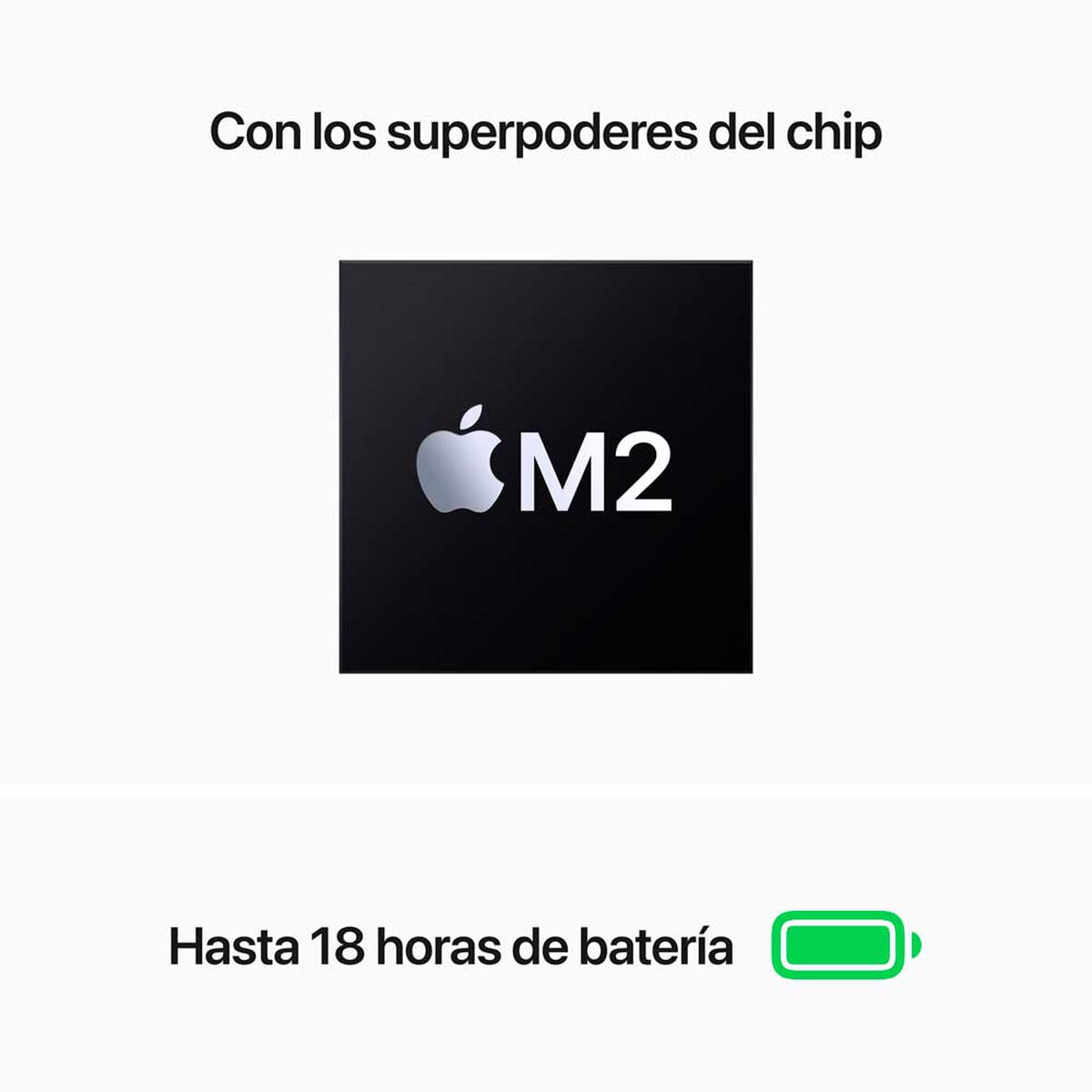 Macbook Air Apple MLY03CI/A Chip M2 8GB 512GB SSD 13,6" Plata