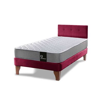 Imagen 2 del producto Cama Europea Latam Home 1,5 Plazas Zen Best Burdeo