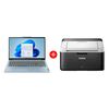Combo Notebook Lenovo Ideapad Slim 3 Ryzen 3 8GB 512GB SSD 15,6" + Impresora Brother HL-1202 Láser B&N