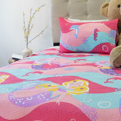Imagen 2 del producto Quilt Infantil Doral 1,5 Plazas Origins Sirena