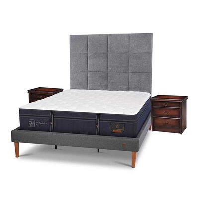 Imagen 2 del producto Cama Europea CIC King Grand Premium + Respaldo + Veladores