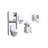 Botiquín Bath 28 + Base Lavamanos + Estante Wc + Auxiliar TuHome BigBath Blanco