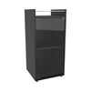BAR BAJO THEBA 1 PUERTA VIDRIO 81,3X38,1X37,6 CM WENGUE