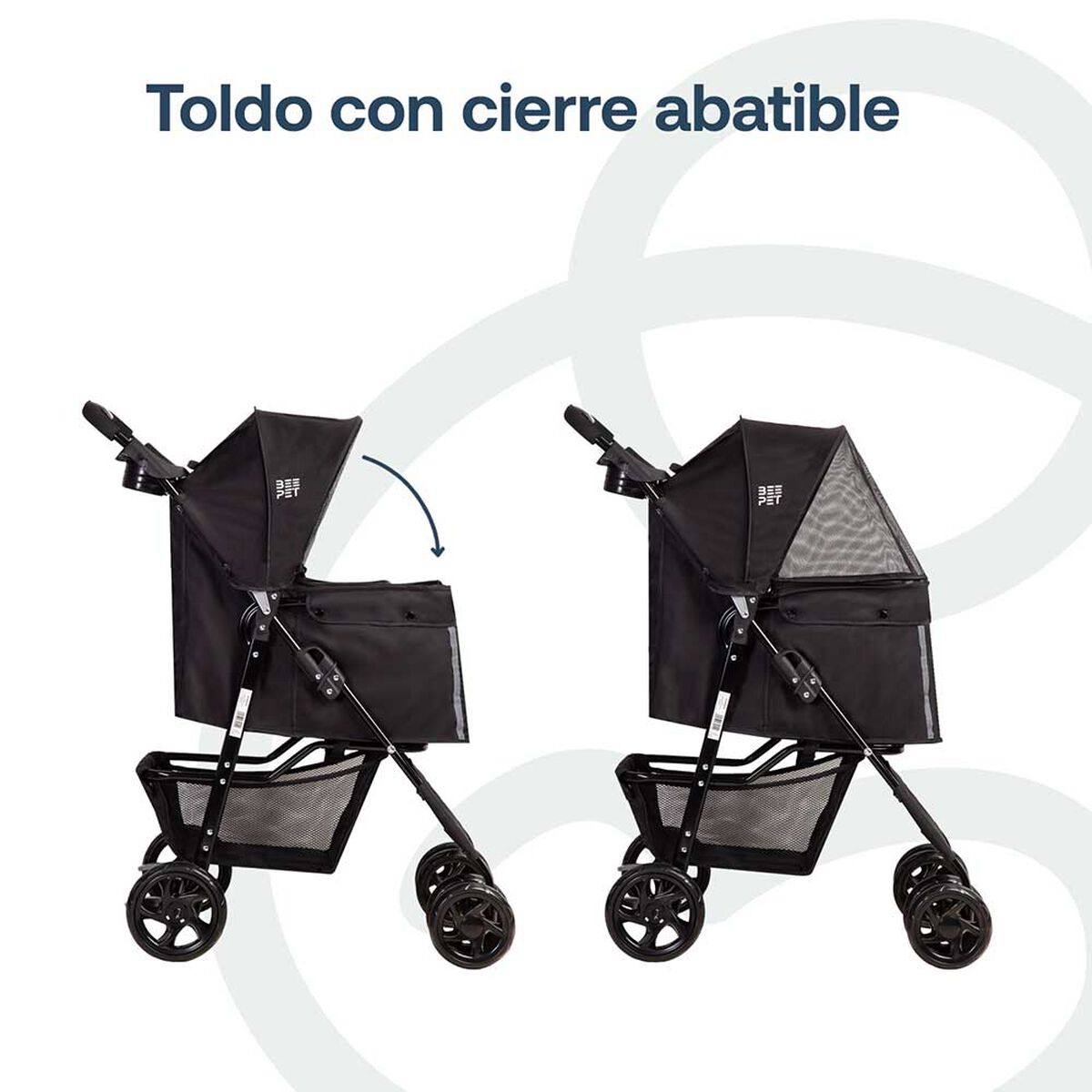 Coche Mascota Negro Bebesit
