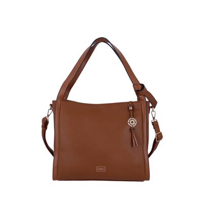Cartera de hombro Secret Boston ST6 L Caf&eacute;