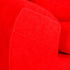 Seccional Derecho Elegant Houston Cheise Tela 5 Cuerpos Rojo