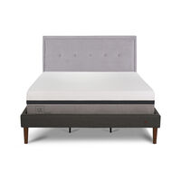Cama Europea CIC Curve King Balance + Respaldo Ganges