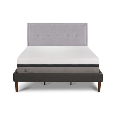Cama Europea CIC Curve King Balance + Respaldo Ganges