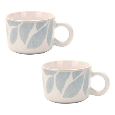 Set 2 Tazas Cerámica Simplit Palermo 420 ml