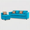 Seccional Muebles MPR Jazm&iacute;n 4 Cuerpos Turquesa