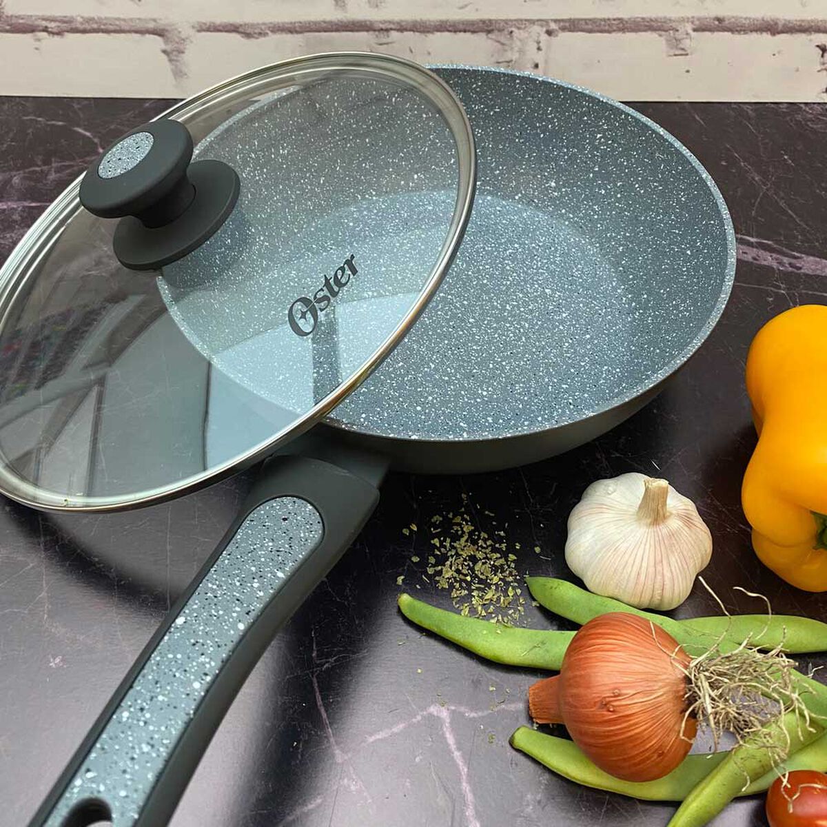 Sartén Wok Aluminio Oster Bastone 24,5 cm