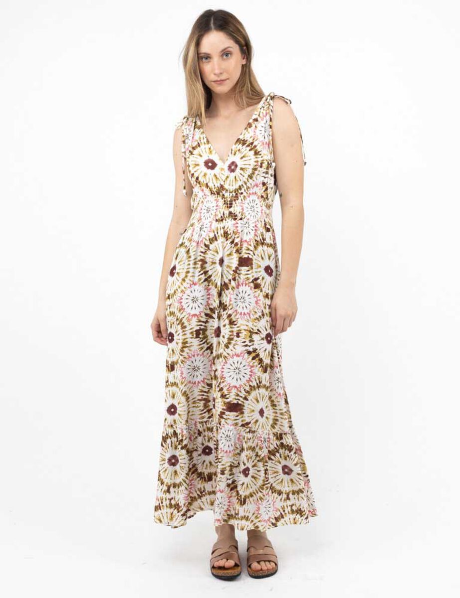 Vestido Maxi Sin Mangas Mujer Alma