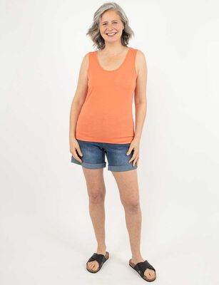 Imagen 2 del producto Polera Sin Mangas Mujer Portman Club Coral, Crudo, Mostaza, Negro