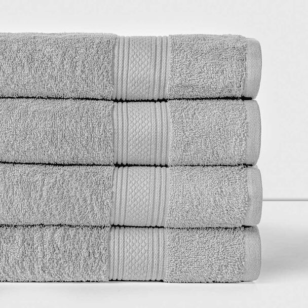 Toalla de Baño American Family Liso 70 x 140 cm Perla