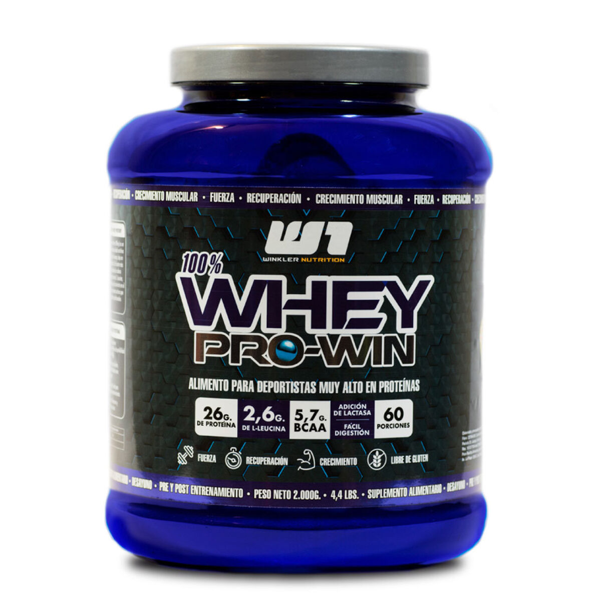 Proteína Whey Pro Win Pie De Limón 2 Kgs. 60 Servicios