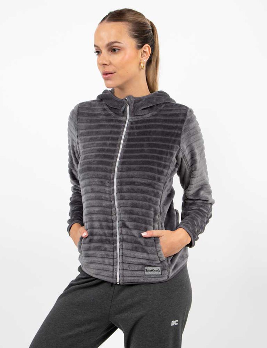 Poleron Deportivo Mujer Black County