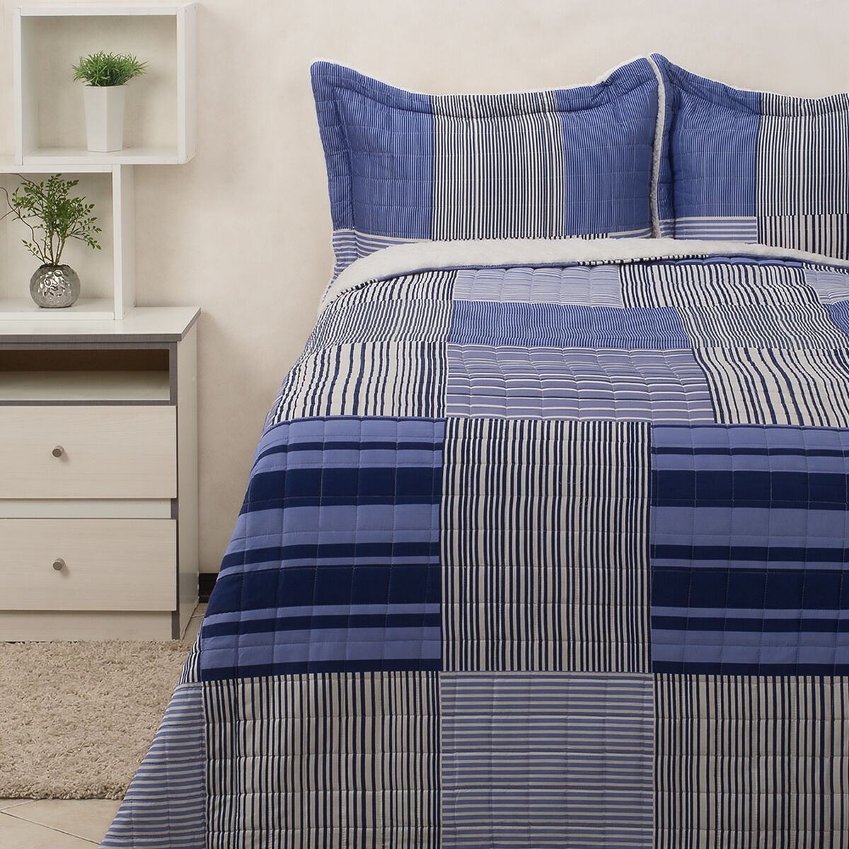 Cubrecama Estampado Casanova King Noa