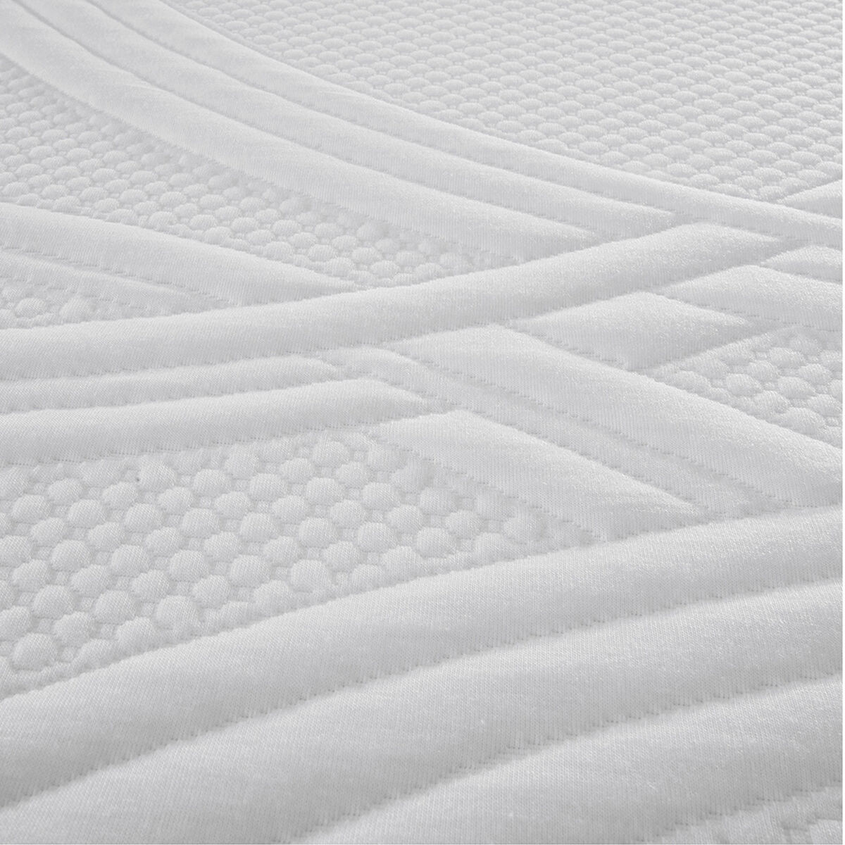 Box Spring CIC 2 Plazas Ortopedic Advance + Respaldo + 2 Veladores New Torino