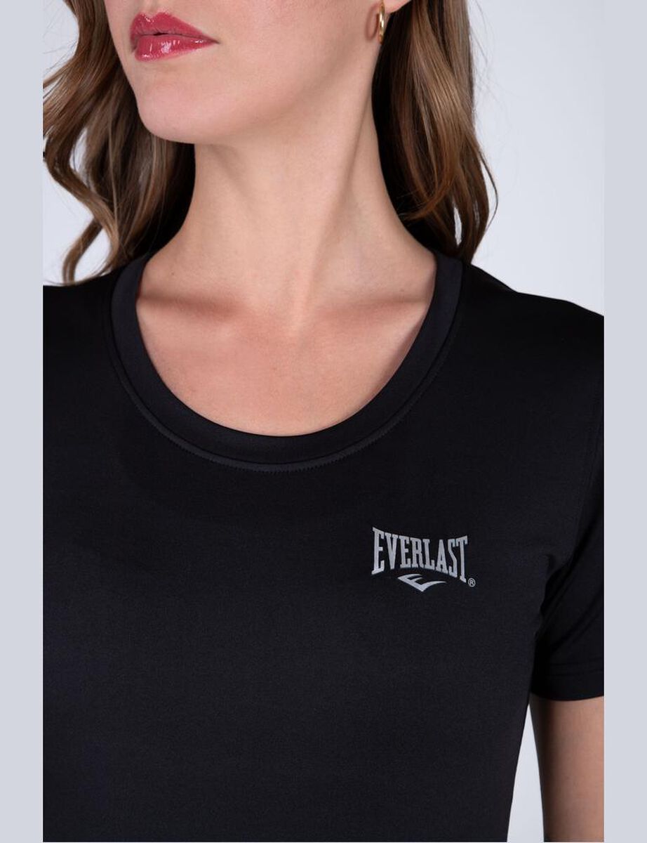 Polera Manga Corta Fitness Mujer Everlast