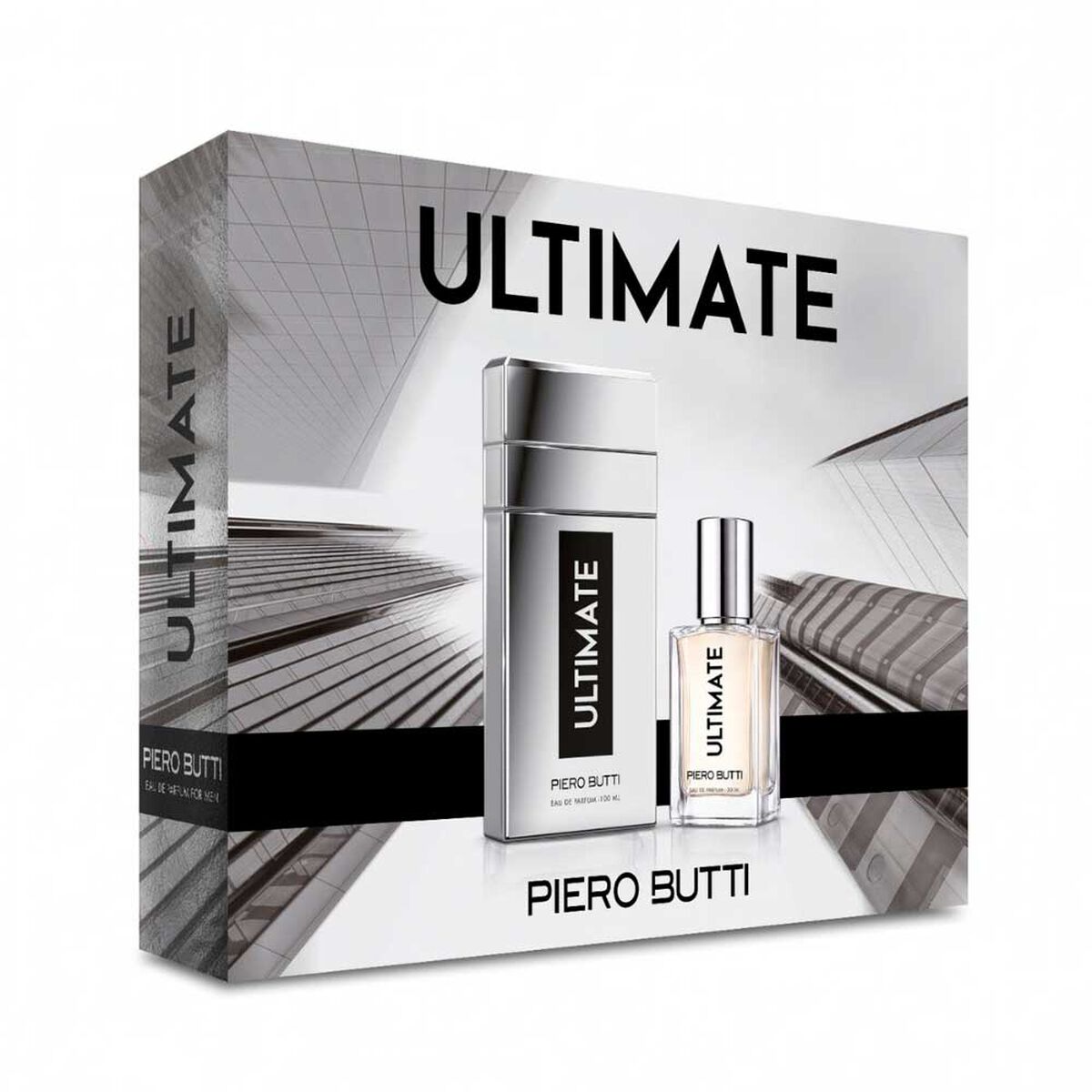 Set Perfume Piero Butti Hombre Ultimate EDP 100 ml + Miniatura