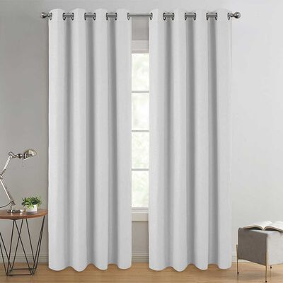 Imagen 1 del producto Set Cortinas Illusions Black Out 140x220 cm Gris