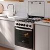 Cocina a Gas Mademsa FM4SSC 4 platos Inox
