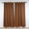 Juego de Cortina Blackout Doral Varsovia 140x220 cm Caf&eacute;