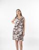 Vestido Lino Midi Sin Mangas Mujer Portman Club