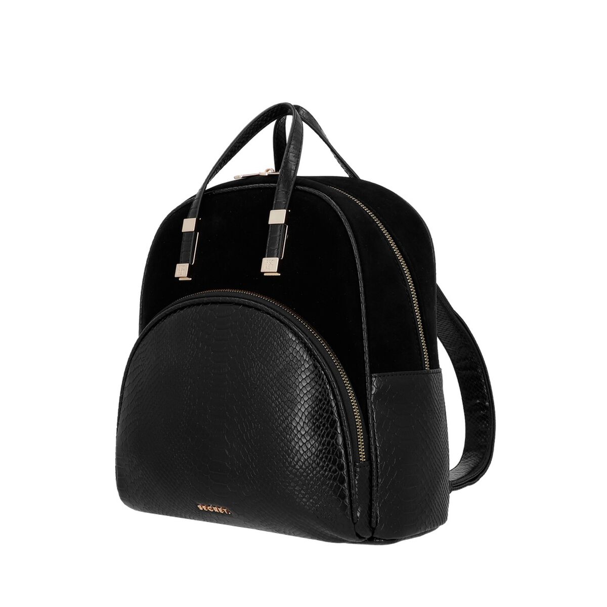 Mochila de Mujer Secret Zagreb SC7 Mediana Negro