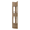 Estante Esquinero Tuhome Home-E7 Macadamia