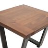 Mesa Lateral Innovamuebles Himalaya Nogal Oscuro